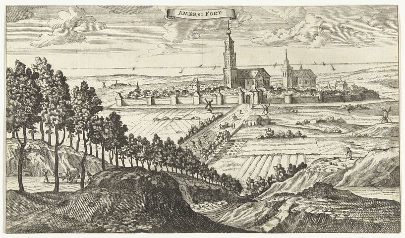 View of Amersfoort, Gaspar Bouttats, after Jacob Peeters, 1679 by Marieke de Koning