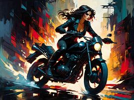 Der Motorradfahrer von Retrotimes