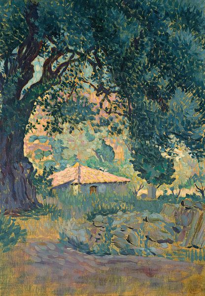 Henri-Edmond Cross - Studie over &#039;De geiten&#039; van Peter Balan