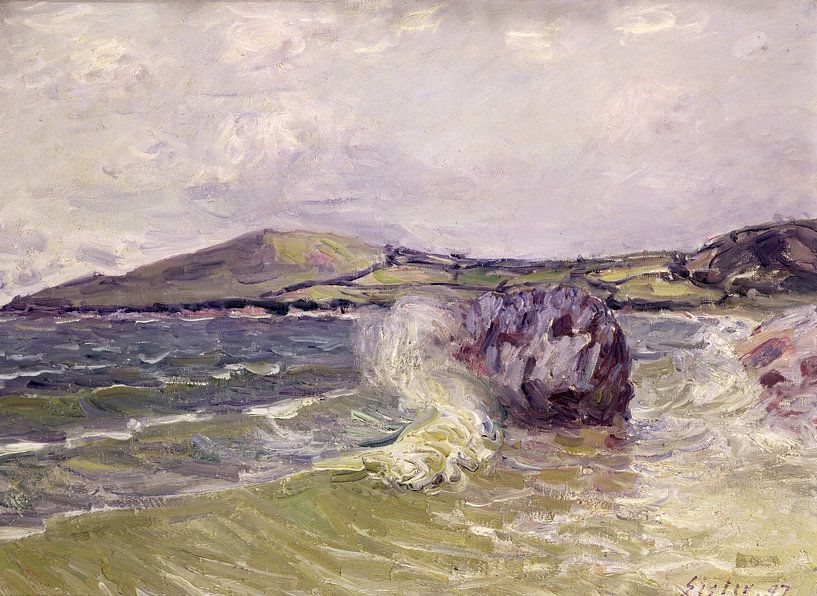Alfred Sisley,Ladies Cove Wales 1897 par finemasterpiece