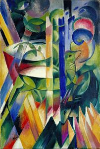 Franz Marc - Die kleinen Bergziegen (1913–14)