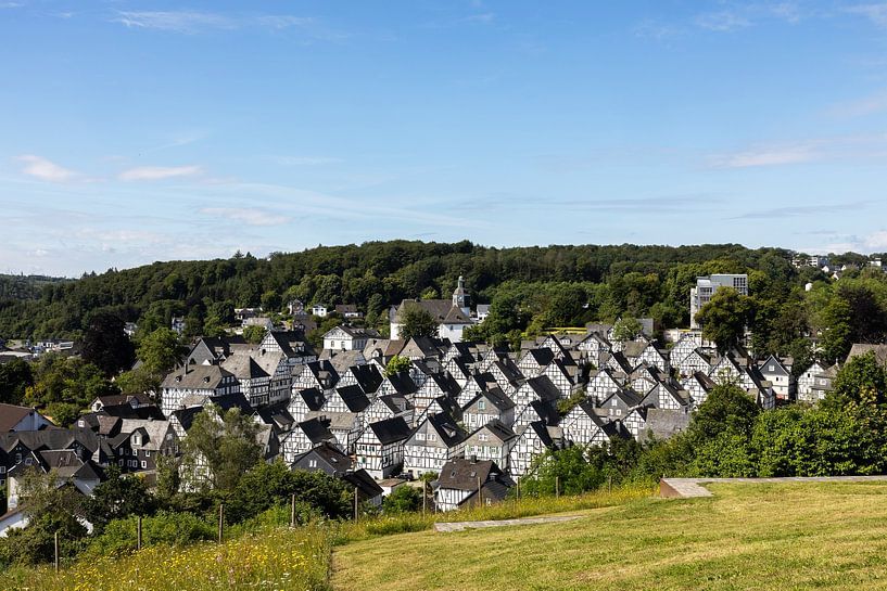 Freudenberg - Fachwerkhäuser im Stadtteil "Alter Flecken" von Frank Herrmann