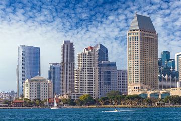 SAN DIEGO Skyline by Melanie Viola