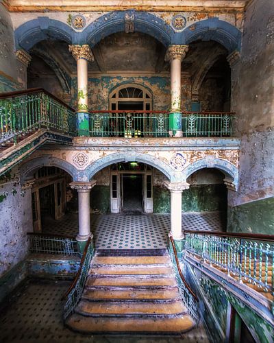 Lost Place - Beelitz Heilstätte Escaliers Lieux abandonnés