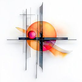 Contemporary traces of light - forward-looking harmony by Klaus Tesching - Art-AI