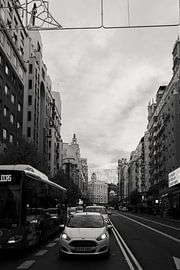 Scène de rue Madrid, Espagne