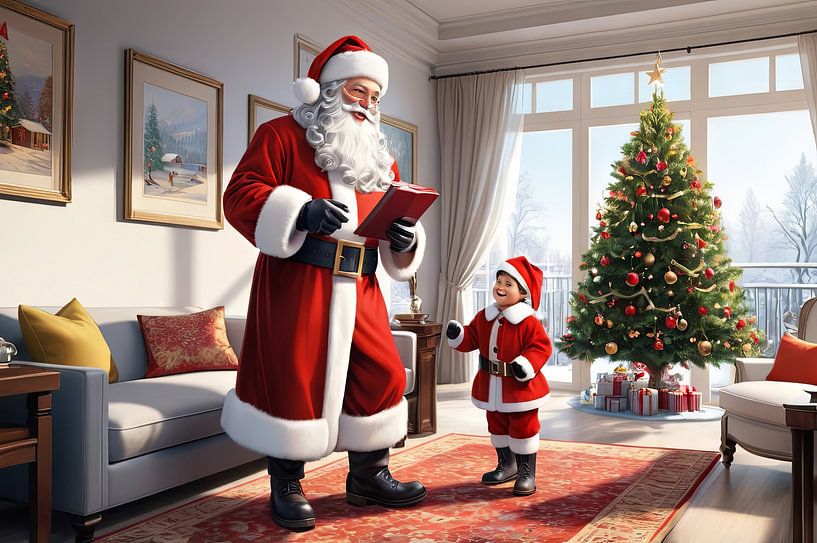 santa claus by hisam colours
