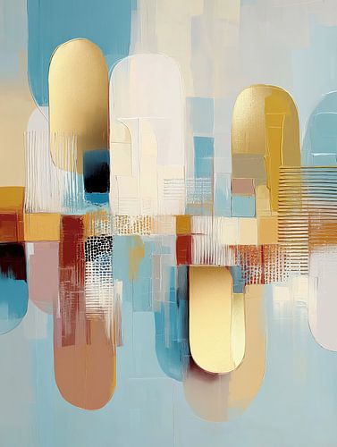 Une harmonie abstraite et colorée