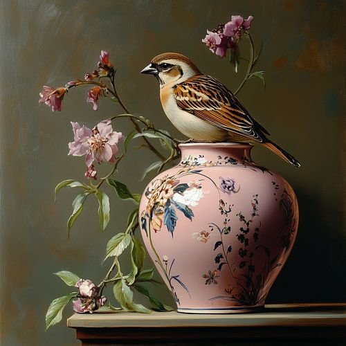 Stilleben des Spatzen