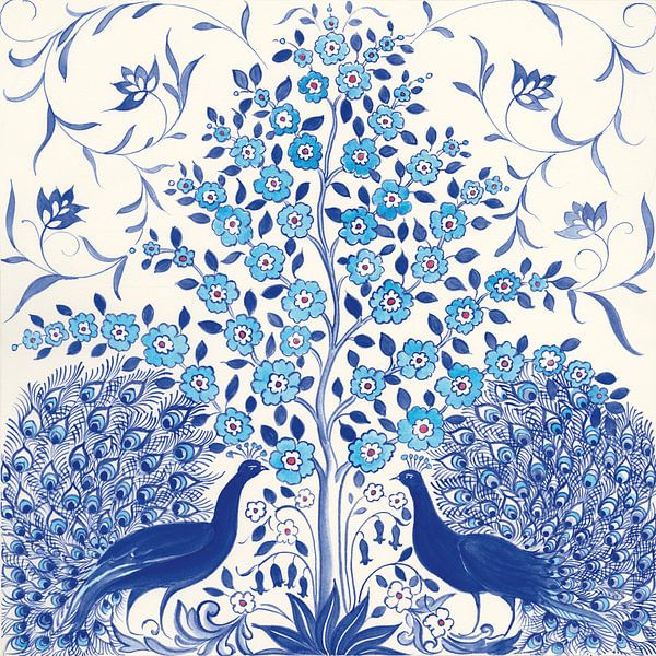 Peacock Garden VIII, Miranda Thomas by Wild Apple