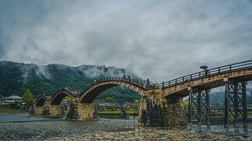 Die hölzernen Bögen in Iwakuni