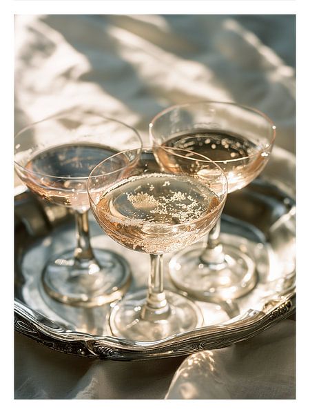 Champagne Bubbles von Malou Studio
