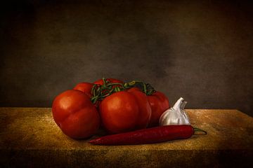 Stilleven van groenten van Wim Messink Fotografie