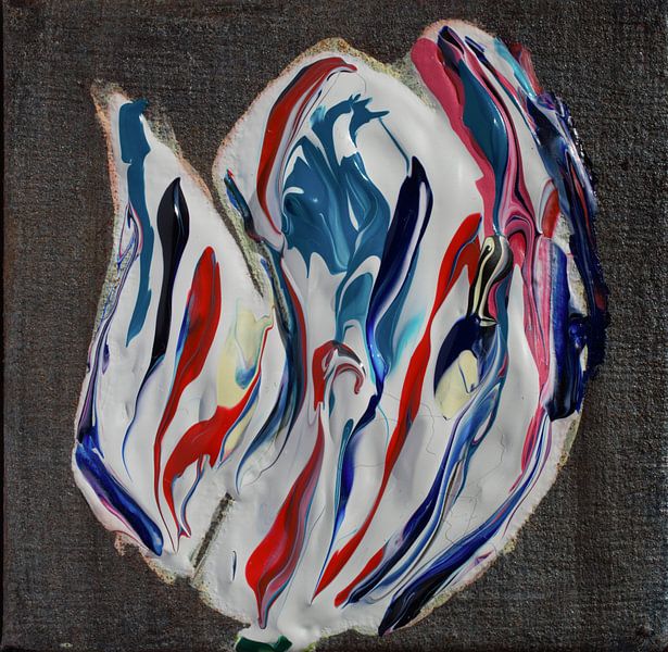 Dutch Tulip close-up by Angelique van 't Riet