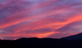 Wall photo sunset by Marc tanger