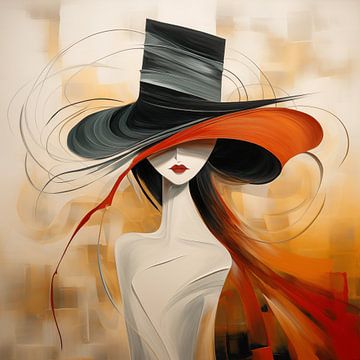 Woman with hat by Black Coffee