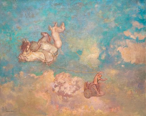 De wagen van Apollo (1905-1916) door Odilon Redon.