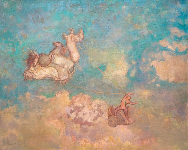 The Chariot of Apollo (1905—1916) by Odilon Redon. by Dina Dankers