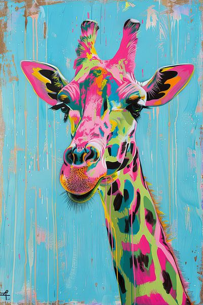 Giraffe by Poster Art Shop