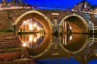 Vollers Brücke über die Oudegacht Utrecht von Arthur Puls Photography Miniaturansicht