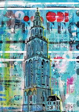 Martinitoren Groningen moi eem van Janet Edens