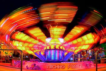 Spectacle de lumière au champ de foire sur Henk Egbertzen