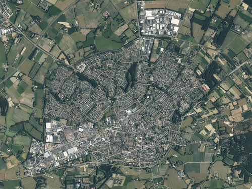 Luchtfoto van Haaksbergen