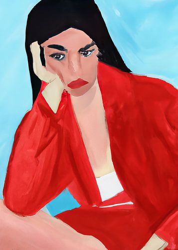 Portrait moderne : "Bored" (Ennuyé)