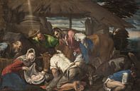 Adoration of the Shepherds, Jacopo Bassano by Masterful Masters thumbnail