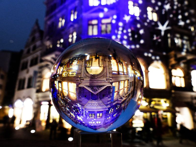 Christmas Kohlmarkt in Braunschweig met "Haus zum Stern" van schroeer design