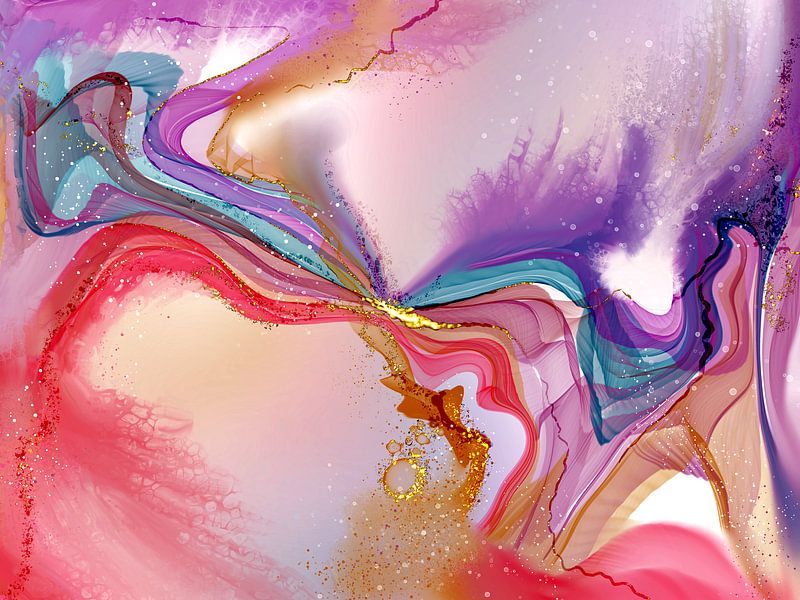 Abstracte kunst 230827 van Plus Passie