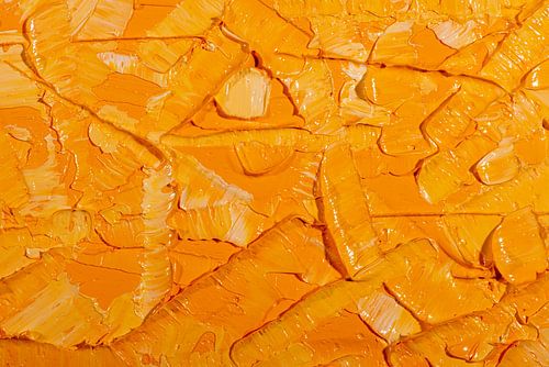 Nahaufnahme einer dicken Ölfarbe