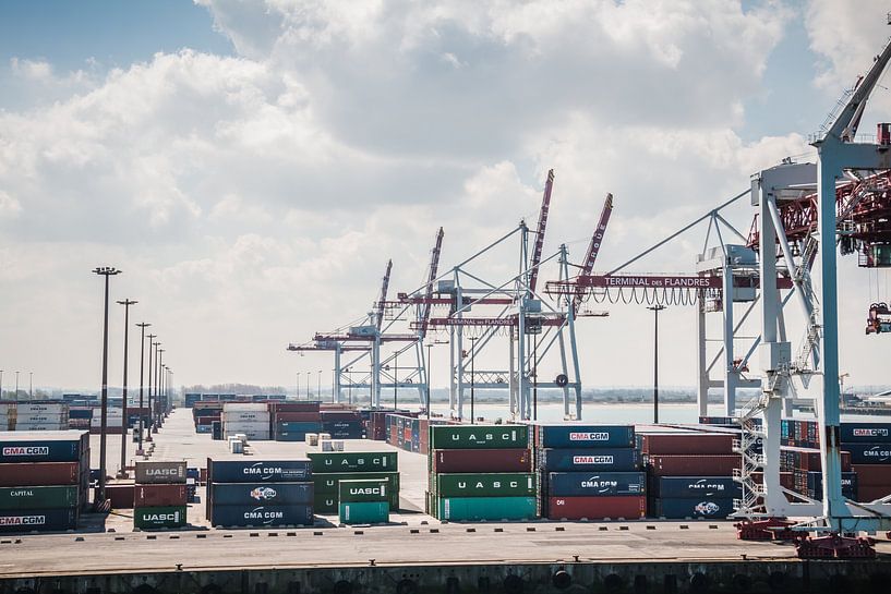 Duinkerken Container Terminal par Frans Janssen