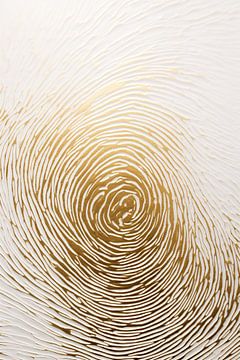 Fingerabdruck als minimalistische digitale Kunst