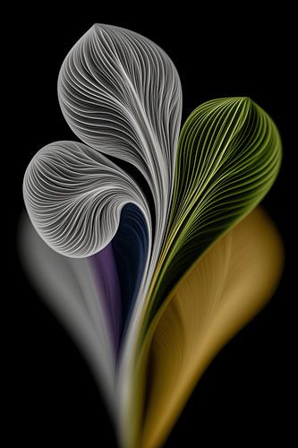 Abstract flower by Bert Nijholt