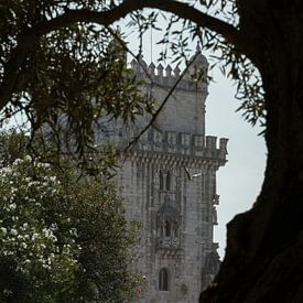 Torre de Belém doorkijkje van Eline Huizenga