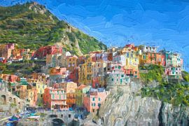 Manarola à Cinqueterre, Italie sur Patricia Hofmeester