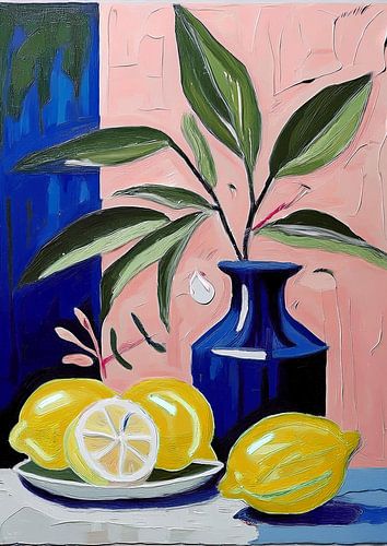 Lemons - Stilleven van Lianne Louise