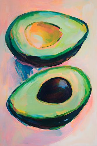 Avocadoliefde - Kleurrijk stilleven