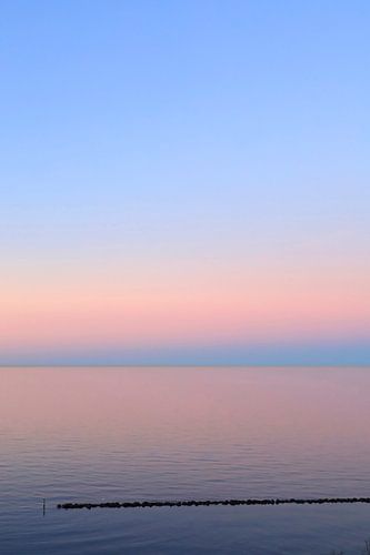 Fantastic sunrise on the Baltic Sea