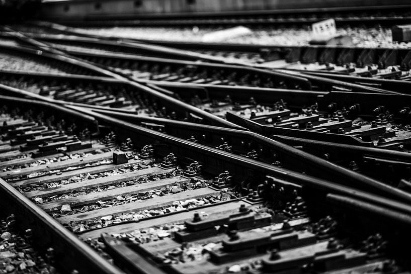 Railway of Amsterdam Central by Bart Rondeel