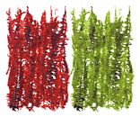 Groene en rode plant bladeren van ART Eva Maria thumbnail