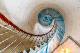 Escalier en colimaçon du phare de Lyngvig