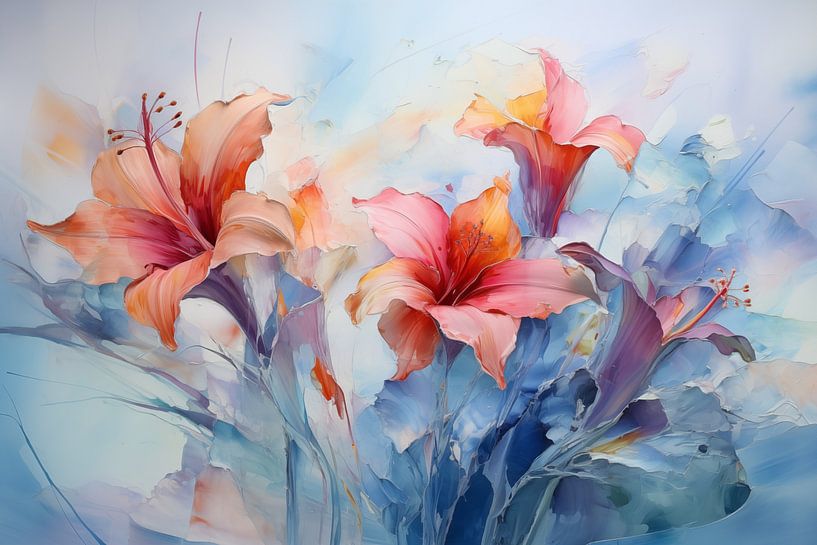 Colourful flowers by Bert Nijholt