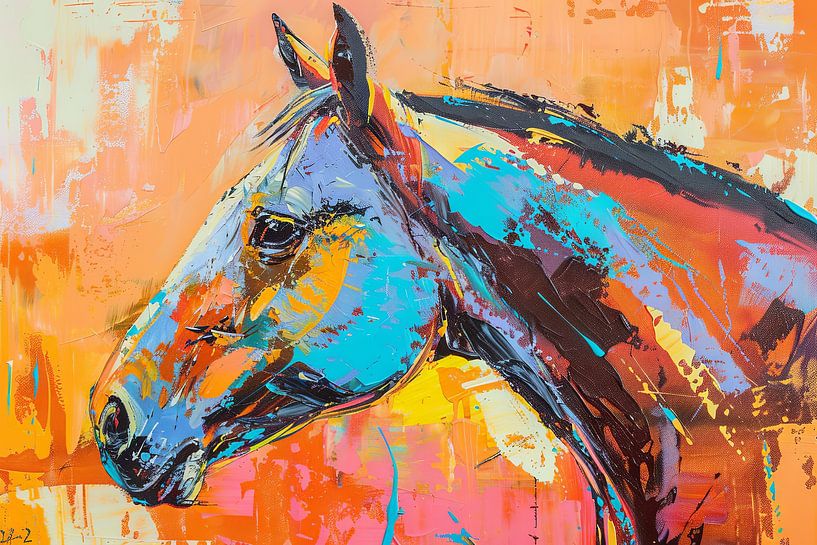 Pferd - Pferde von Poster Art Shop