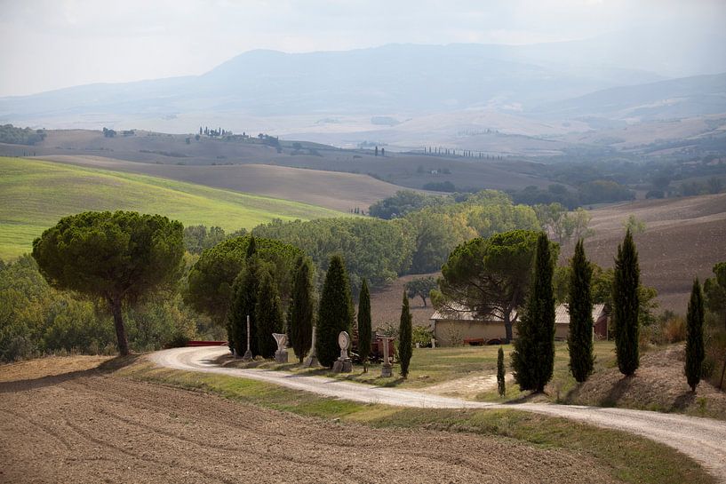 Toscaans landschap van Kees van Dun