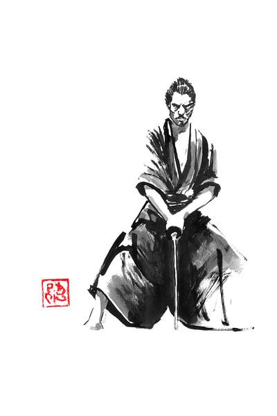 samurai en garde ready von Péchane Sumie