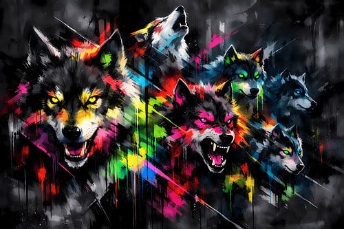 Neon Wolf Pack – Wild Unity Energy