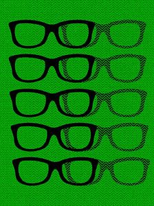 Glasses Black & Green sur Mr and Mrs Quirynen