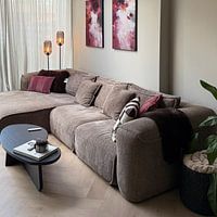 Klantfoto: Penseelstorm #3 van Studio BB, als ArtFrame